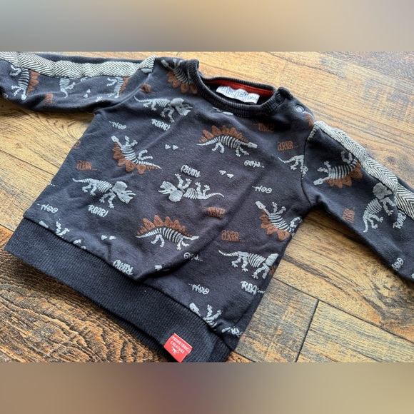 DIRKJE BABY Dinosaur Crewneck | 6 months - Picture 3 of 6